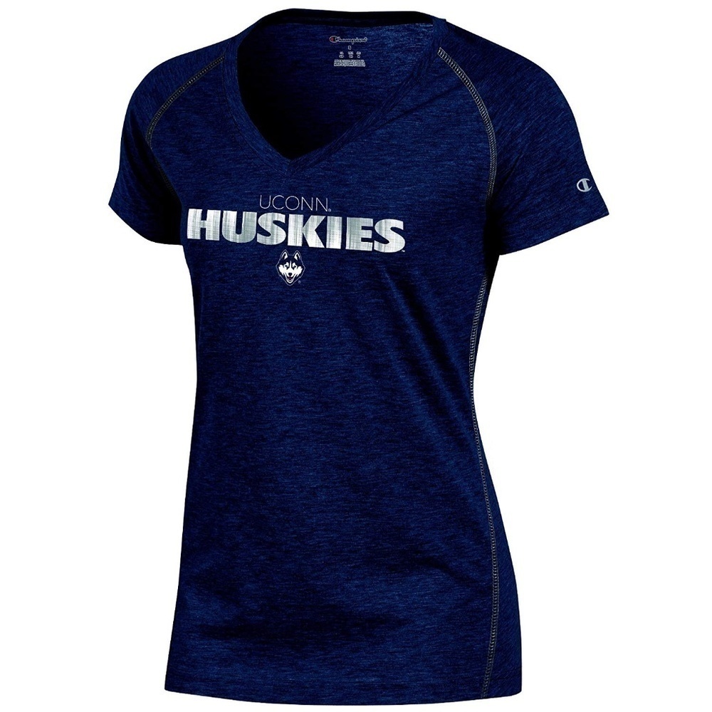 NCAA Connecticut Huskies Short sleeve V Neck